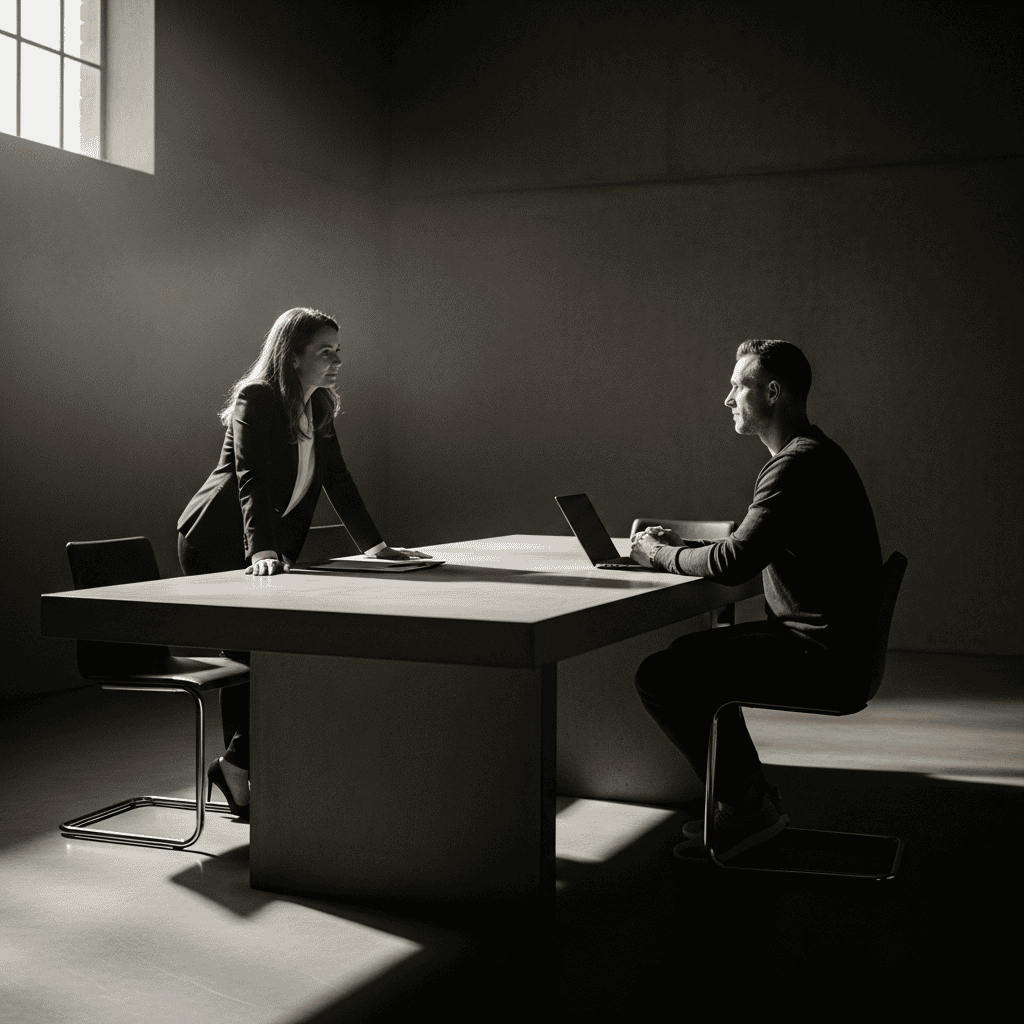 Intelligence artificielle, innovation, environnement professionnel, réunion, technologie.